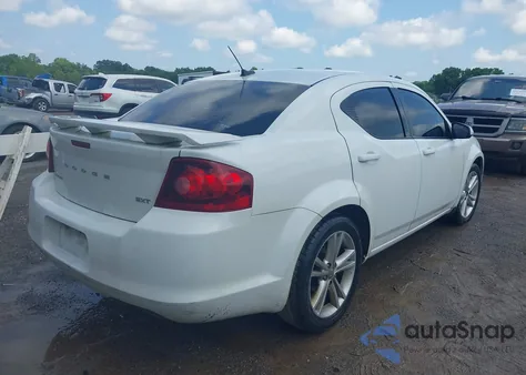 2012 Dodge Avenger Sxt из США, поврежденный, VIN 1C3CDZCB8CN265750